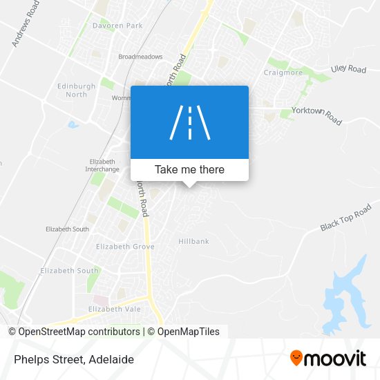 Phelps Street map