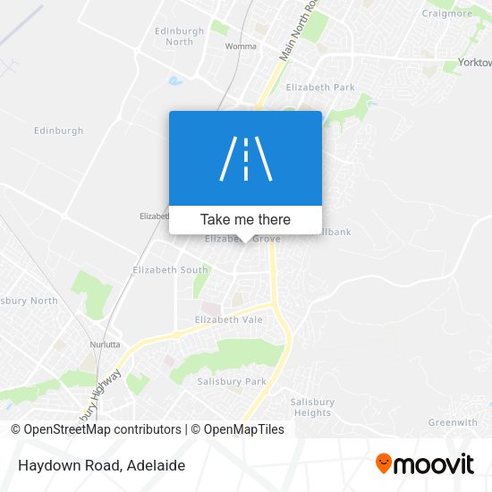Haydown Road map