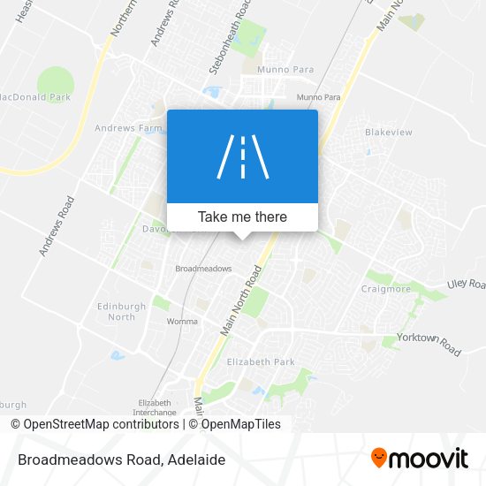 Broadmeadows Road map