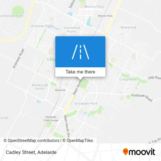 Cadley Street map