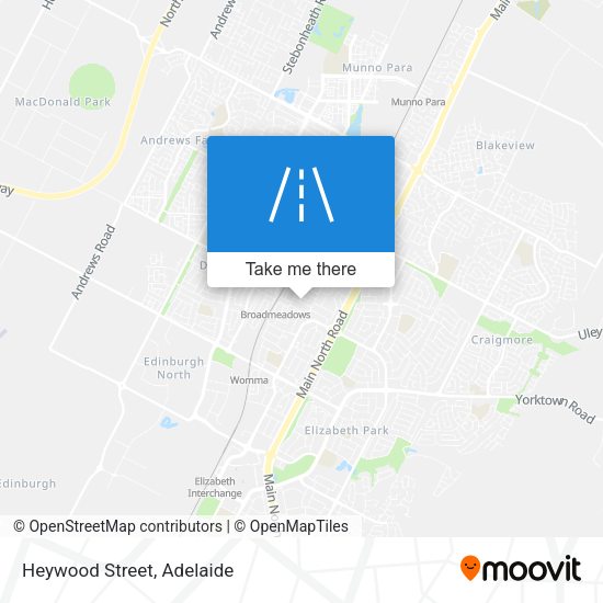 Heywood Street map