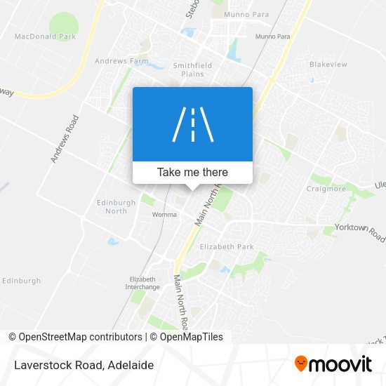 Laverstock Road map