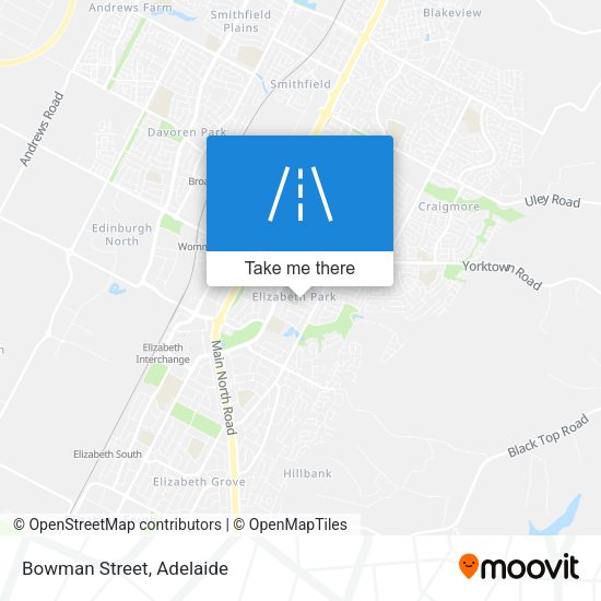 Bowman Street map