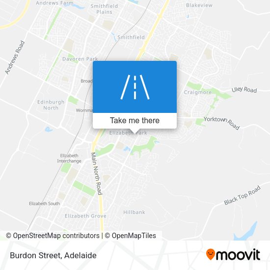 Burdon Street map