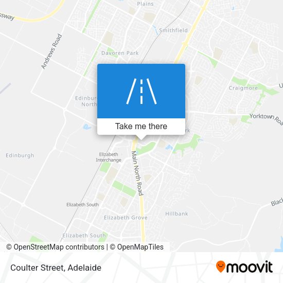 Coulter Street map