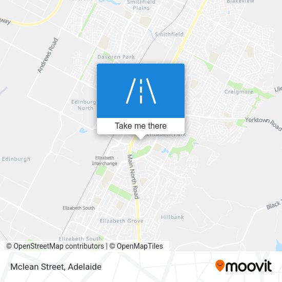 Mclean Street map