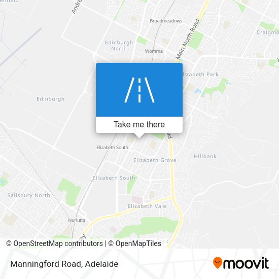 Manningford Road map