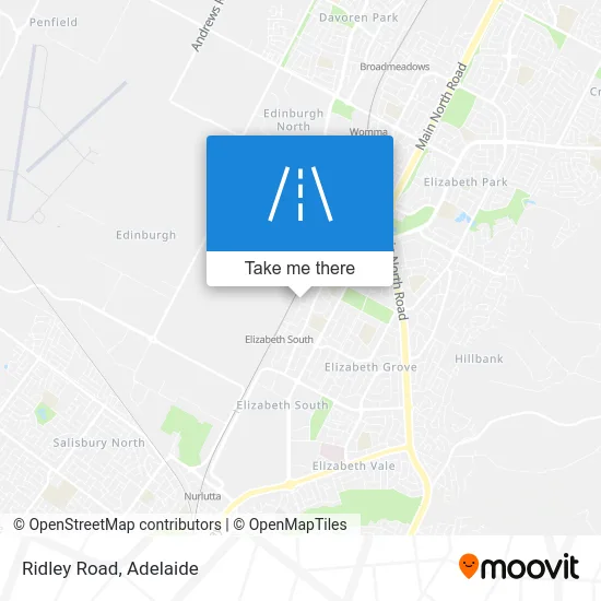Mapa Ridley Road