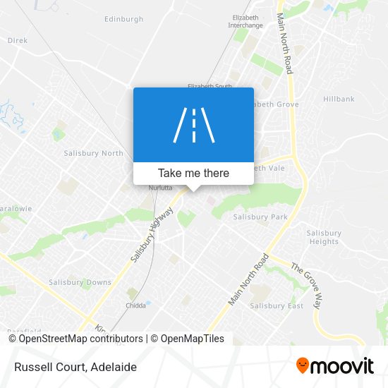 Russell Court map