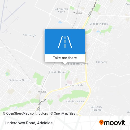 Underdown Road map