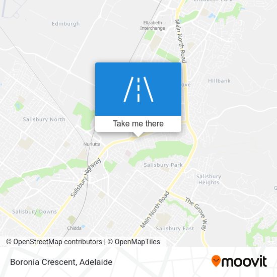 Boronia Crescent map
