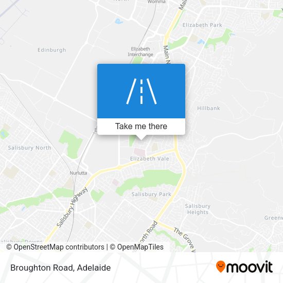 Broughton Road map
