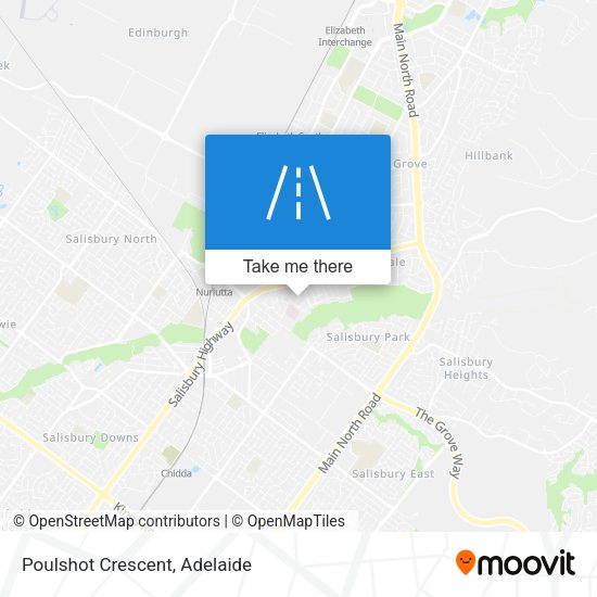 Poulshot Crescent map