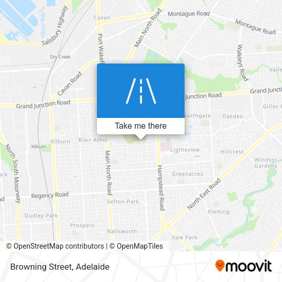 Browning Street map