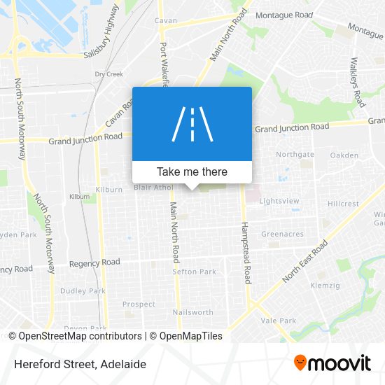 Hereford Street map