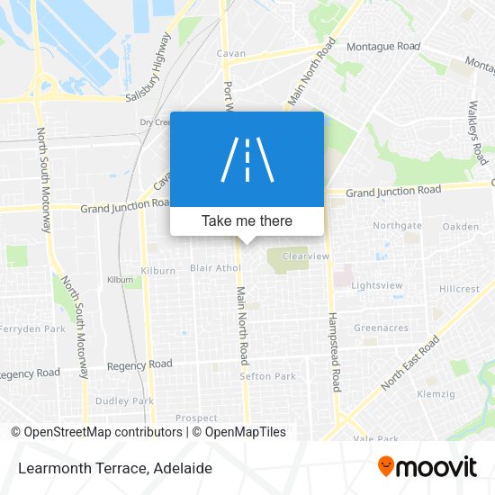 Learmonth Terrace map