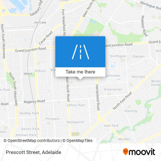 Prescott Street map