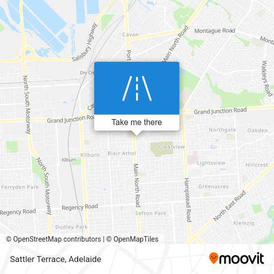 Sattler Terrace map