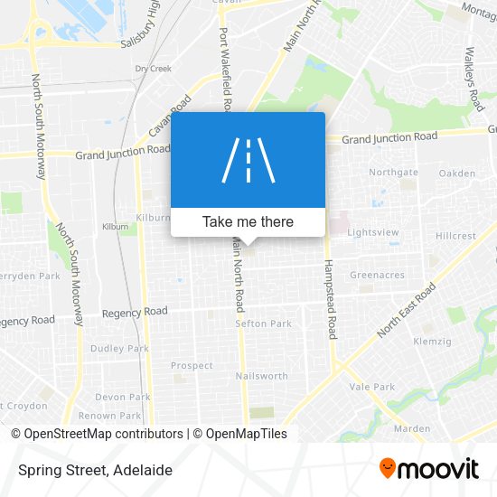 Spring Street map