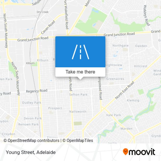Young Street map