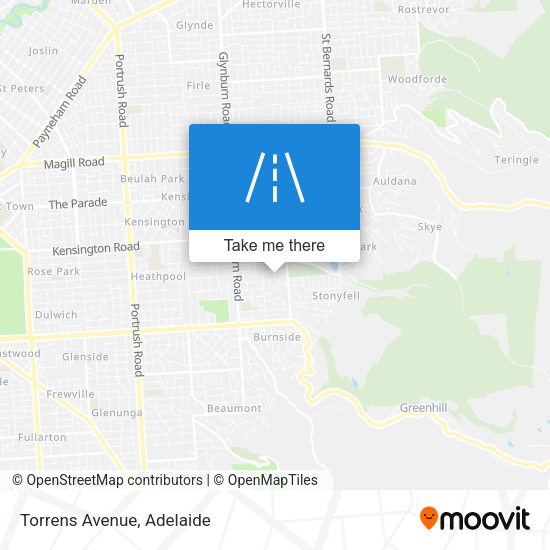 Torrens Avenue map