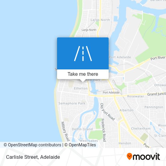 Carlisle Street map
