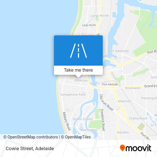 Cowie Street map