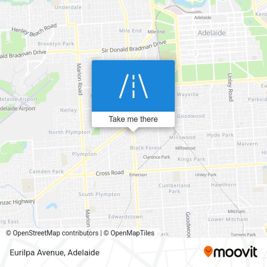 Eurilpa Avenue map