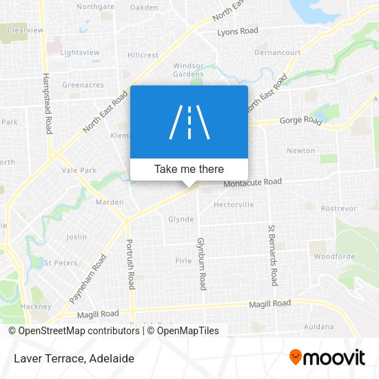 Laver Terrace map