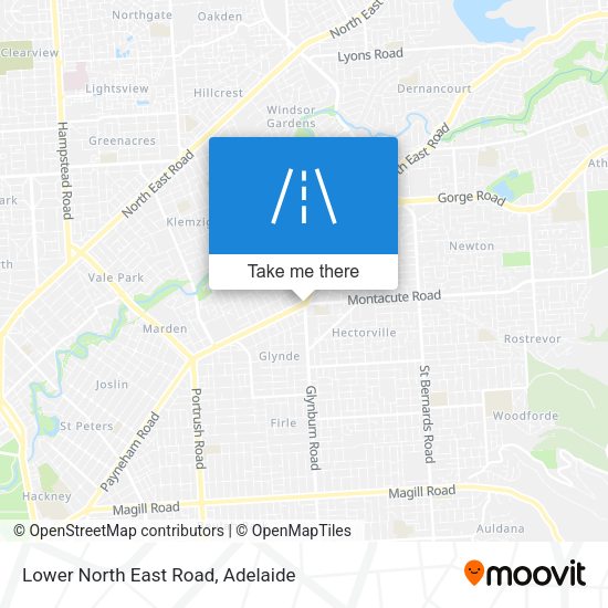 Lower North East Road map