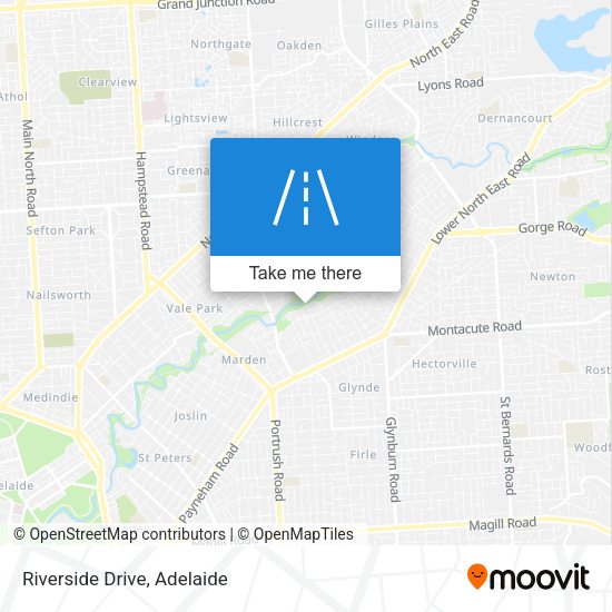 Riverside Drive map