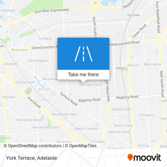 York Terrace map