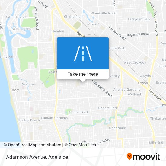 Adamson Avenue map
