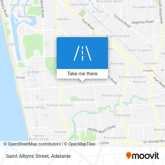 Saint Albyns Street map