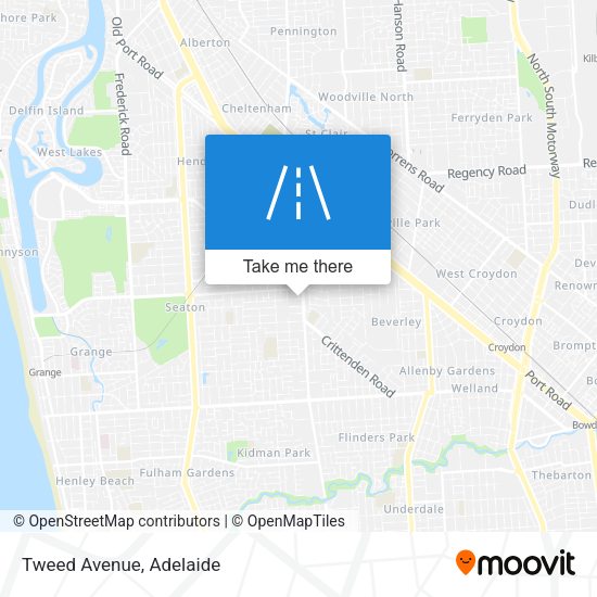 Tweed Avenue map