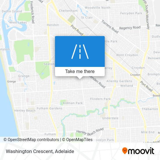 Washington Crescent map