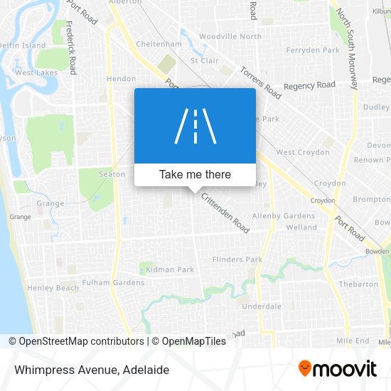 Whimpress Avenue map