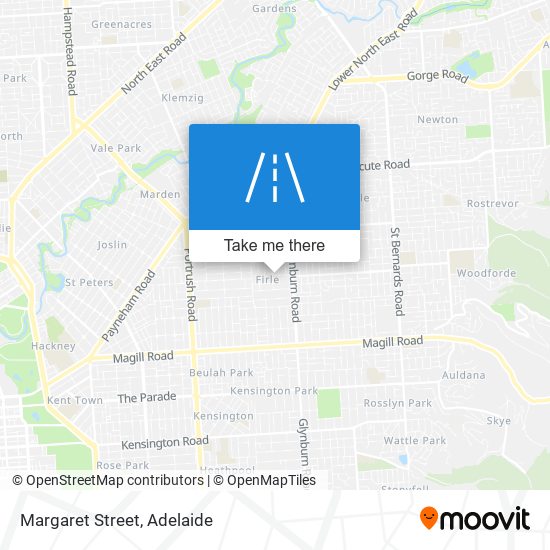 Margaret Street map