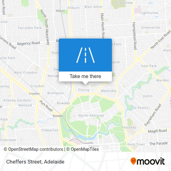 Cheffers Street map