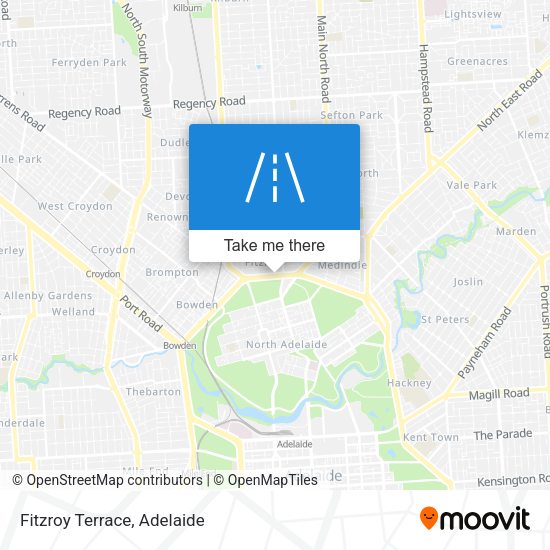 Fitzroy Terrace map
