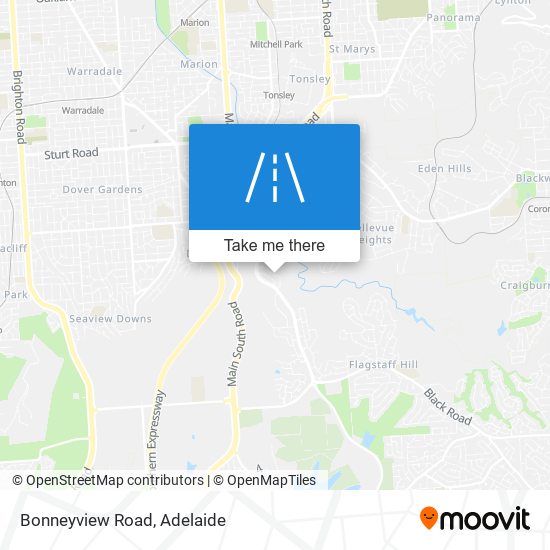 Bonneyview Road map