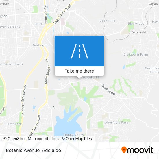 Botanic Avenue map