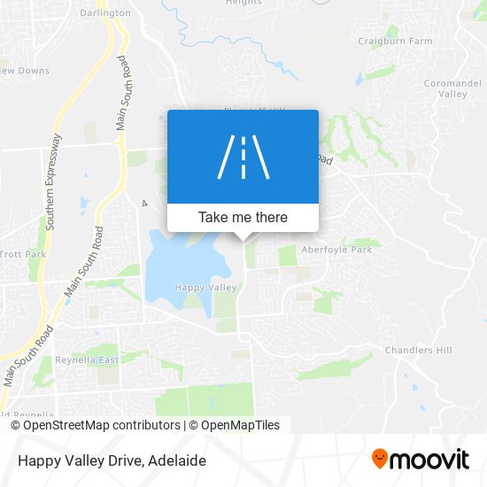 Happy Valley Drive map