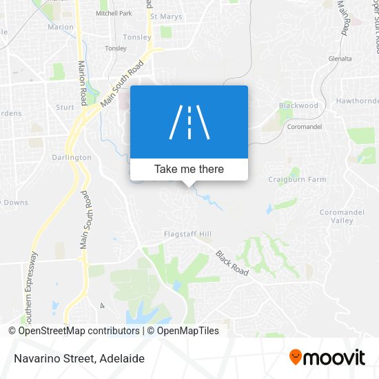 Navarino Street map