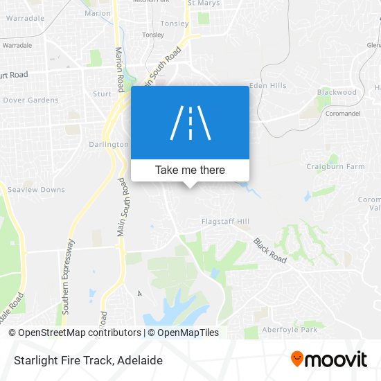 Starlight Fire Track map