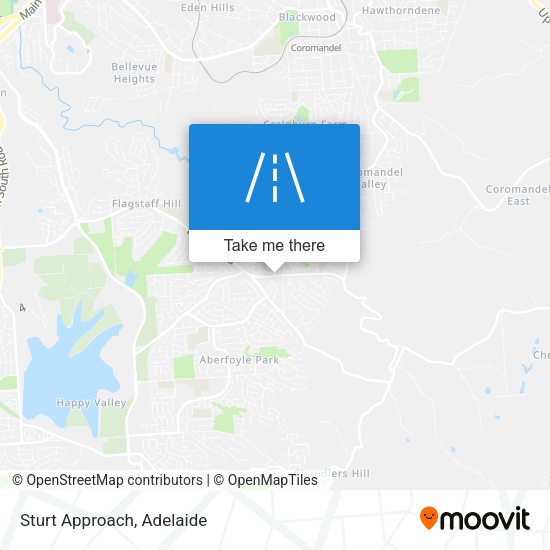 Sturt Approach map