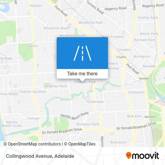 Collingwood Avenue map