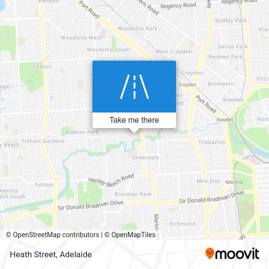 Heath Street map