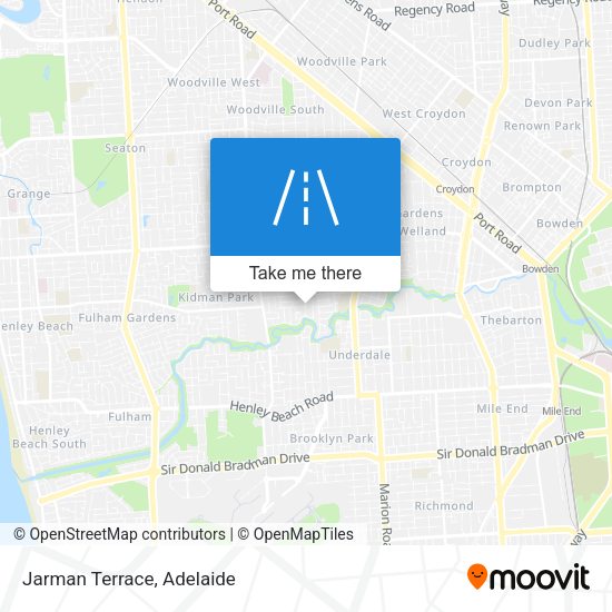 Jarman Terrace map