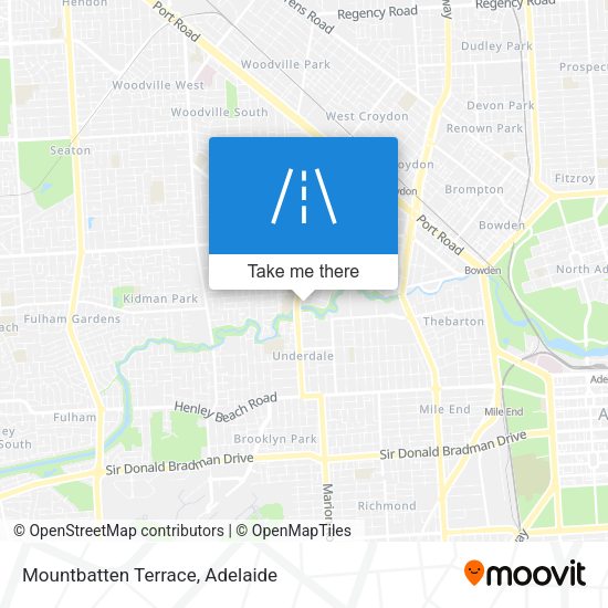 Mountbatten Terrace map